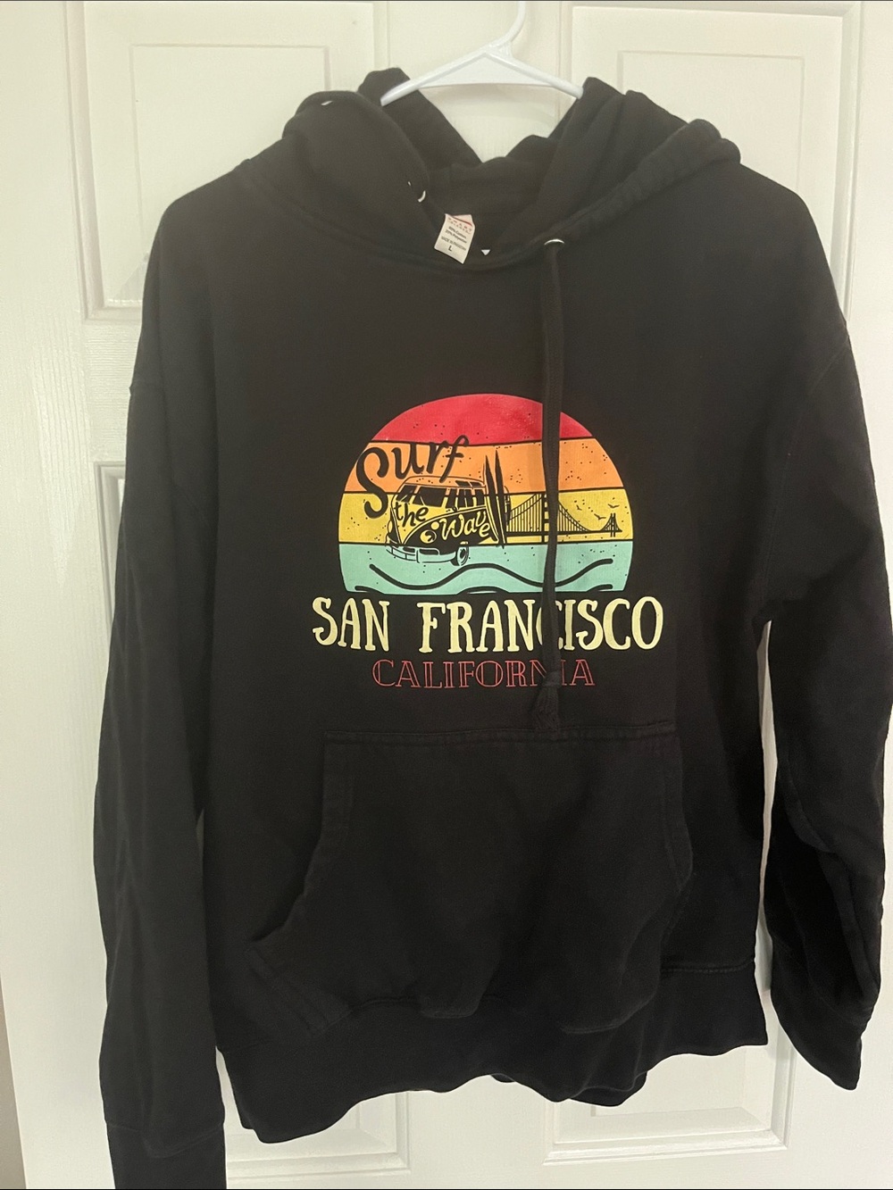 San Francisco Graphic Pullover Hoodie - Black